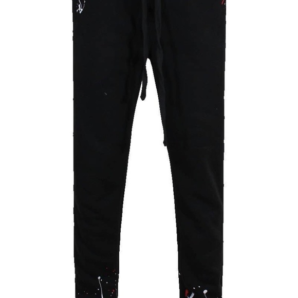 Men Paint Splatter Fleece Set - Picture 3 of 3